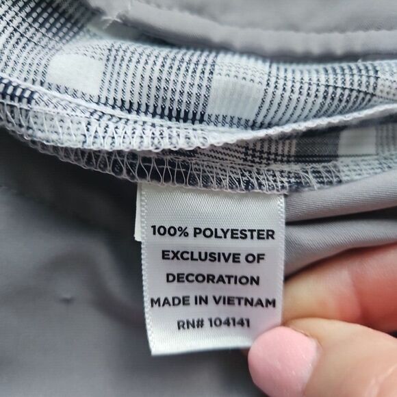 Walter Hagen Mens 30", 11 Majors Golf Performance Plaid Flat Front Chino Preppy - Picture 7 of 8